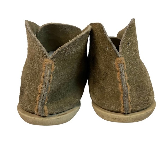 True Religion Khaki Suede Leather Lace Up Chukka Ankle Boots main image 8